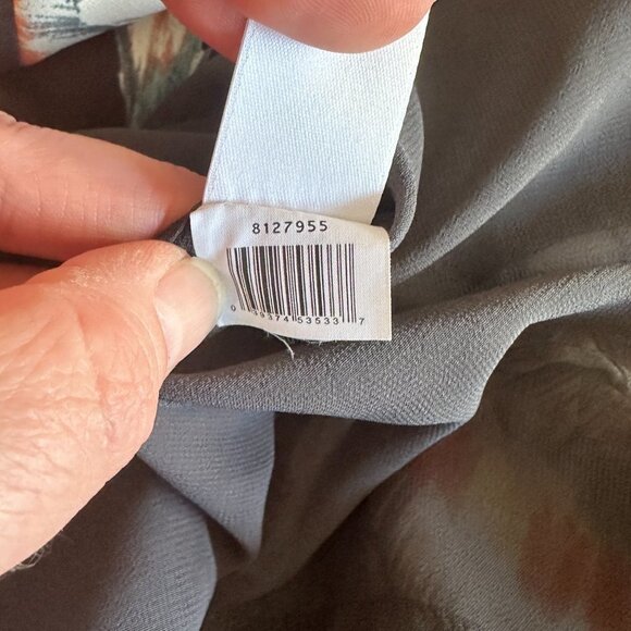 Women's S 1.State Floral Print Cold Shoulder Dress Flowy Cold Shoulder - Picture 9 of 10